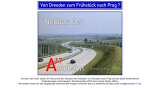 Neubau der Autobahn A17 Dresden-Prag