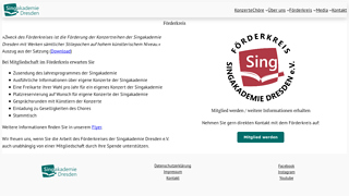 Frderkreis der Singakademie Dresden e.V.