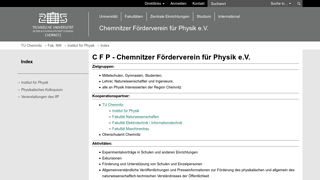 Chemnitzer Frderverein fr Physik e.V.